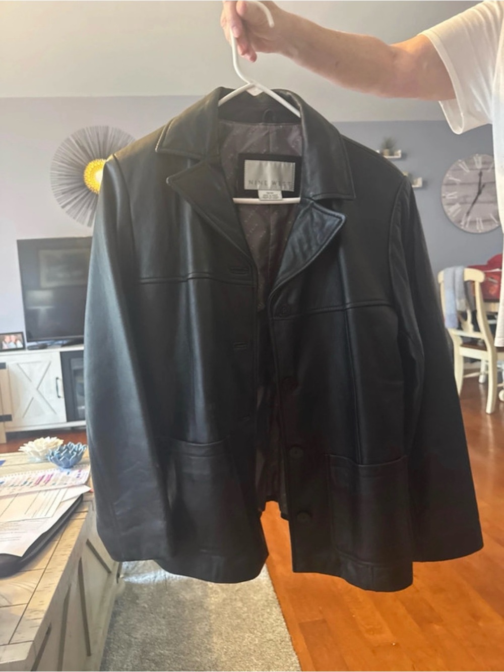 Nine West Real Leather Jacket